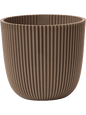 Capi Pot Nature Groove Made With Warm Taupe - D17cm