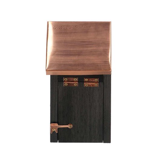 Birdhouse Wren - Nesting Box Black Copper