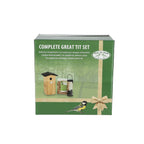 Great Tit Package - Birdhouse and Bird Food - Garden Accessories