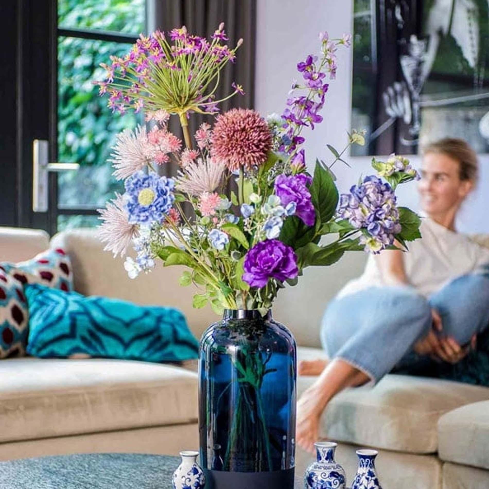 Artificial flower bouquet - Pastel - 70 - 90 cm