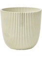 🪴 Capi Pot Nature Groove Sawdust Beige – D17 cm